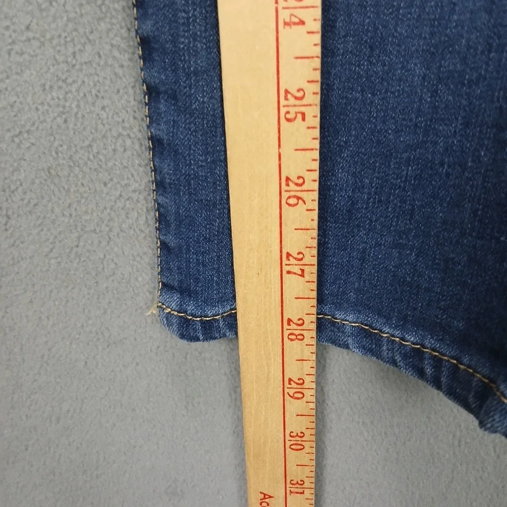 Gloria Vanderbilt Slimming Effect Jeans Womens 14 Blue Denim Stretch Slim Fit